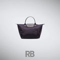 Long Champ purple bag