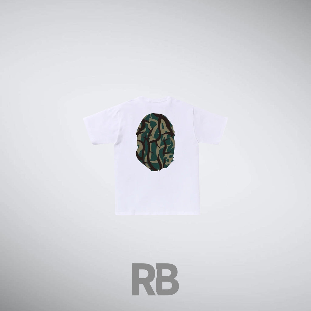 bape double side white
