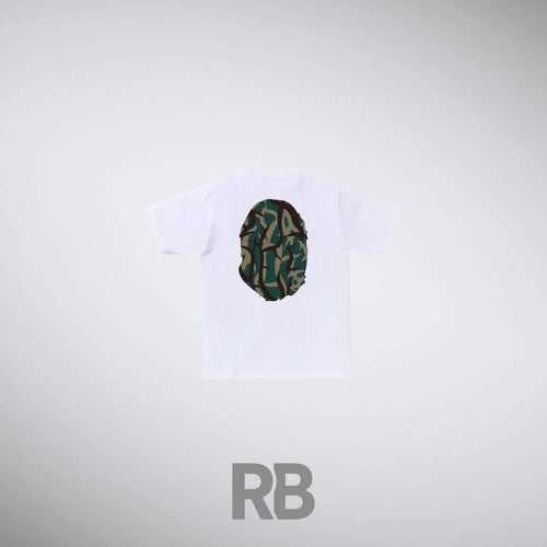 bape double side white