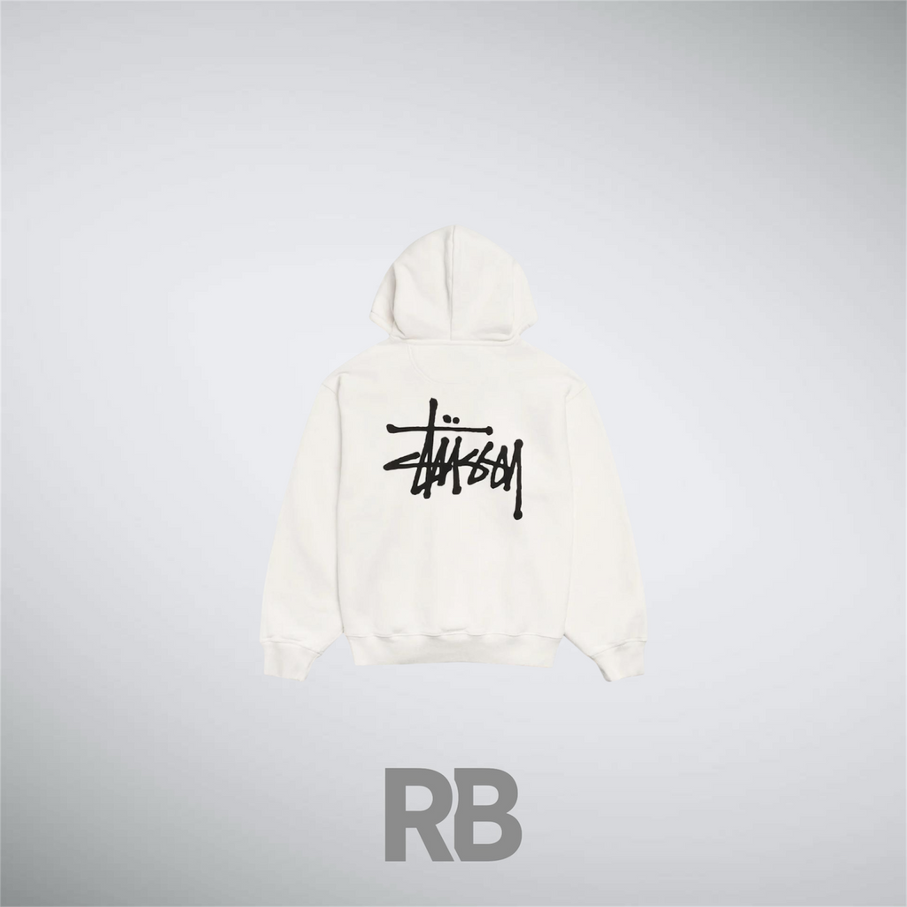 Stussy Classic White Zip Up