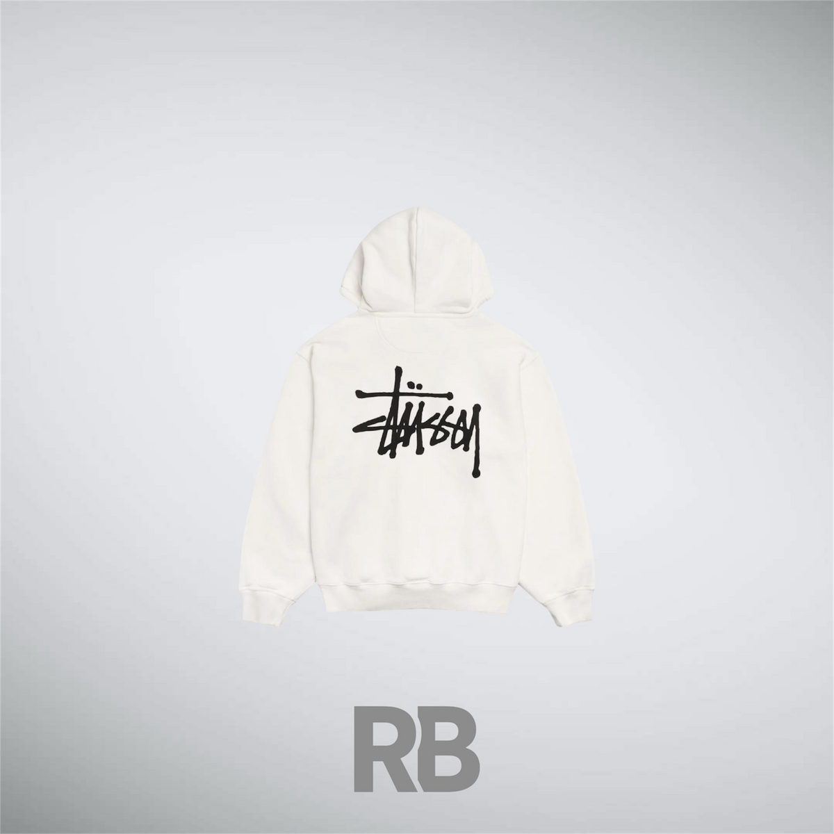 Stussy Classic White Zip Up