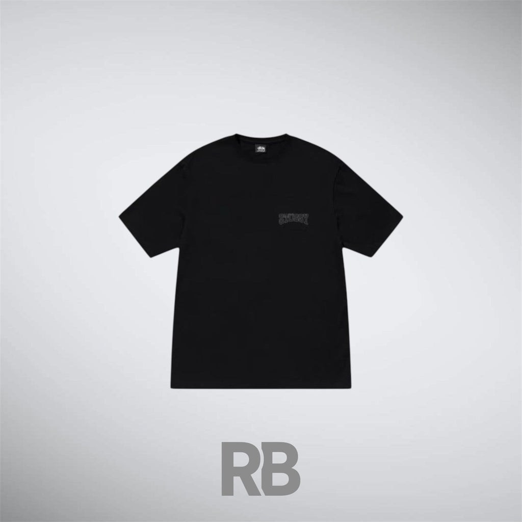 stussy Tire Black T-shirt