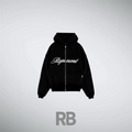 RPRSNT Script Black Zip Up