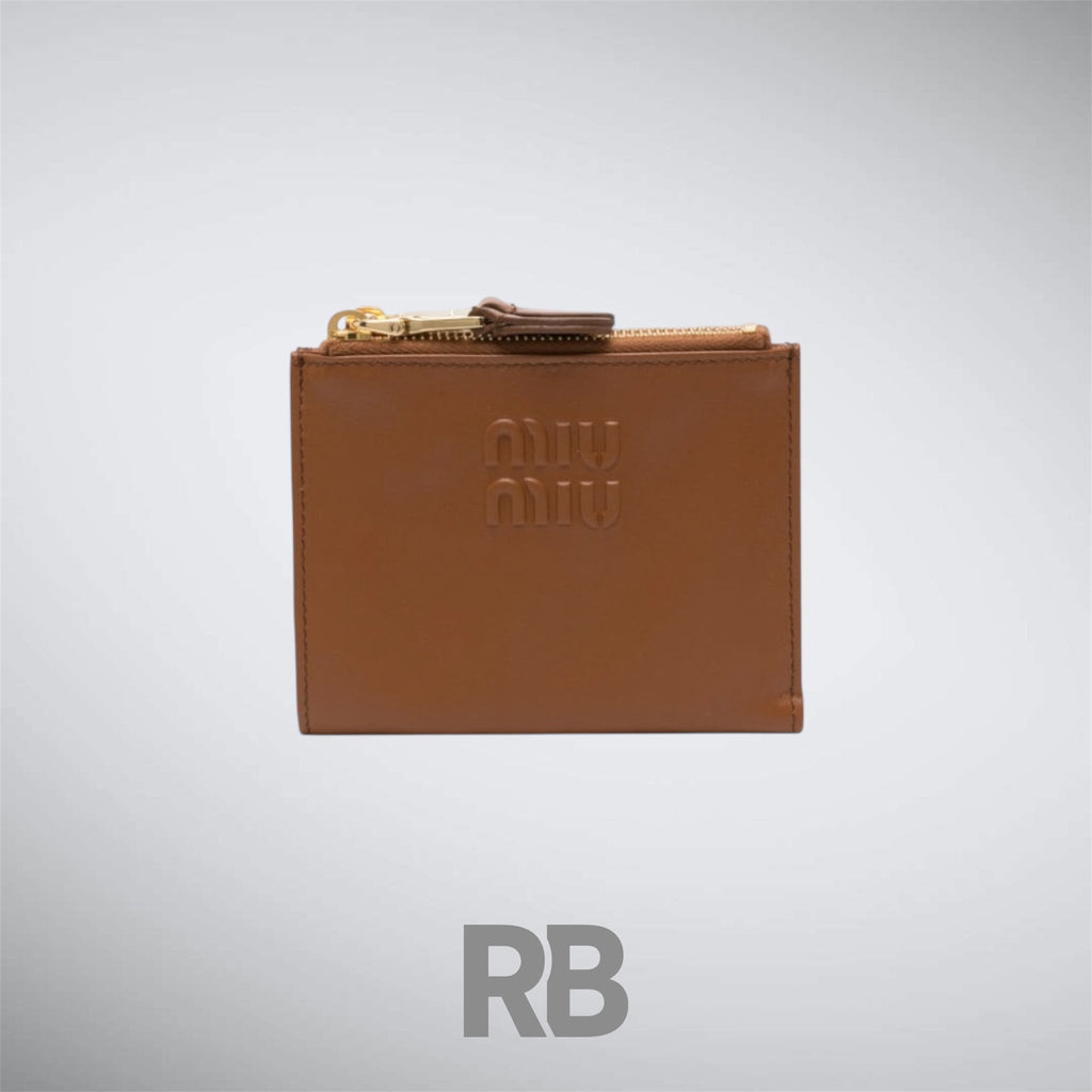 miu miu logo wallet