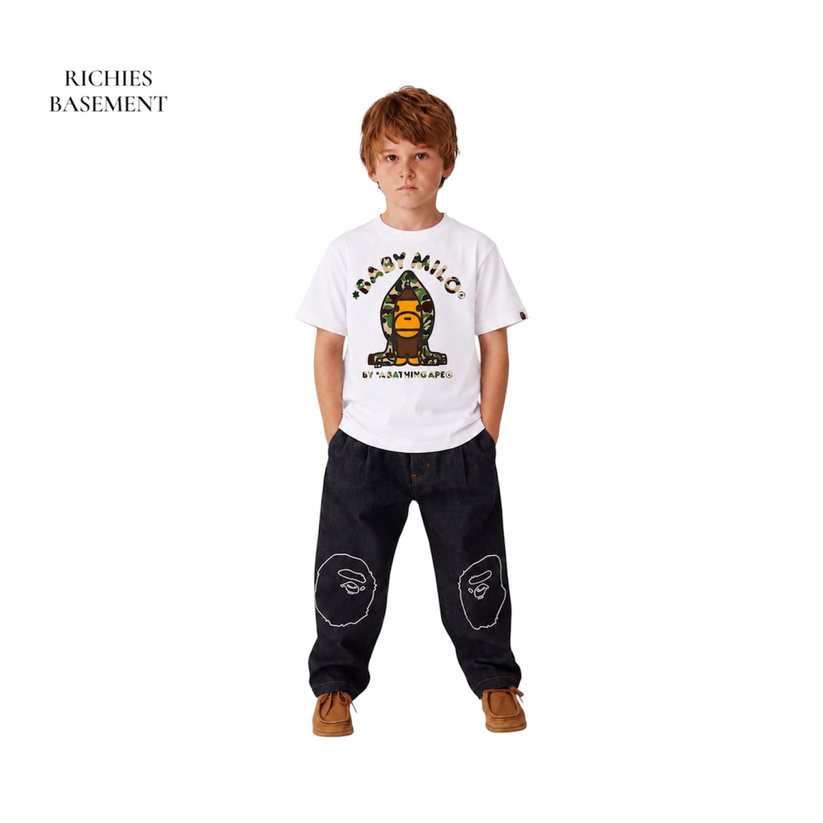 bape KIDS Baby Milo T-shirt