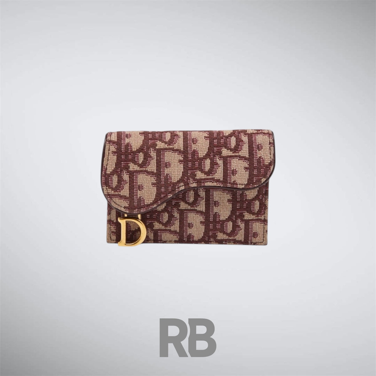 dior Saddle Red Cardholder