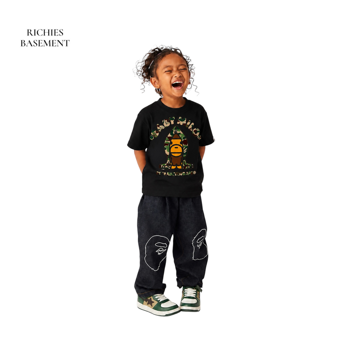 bape KIDS Baby Milo T-shirt