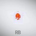 bape Fire White T-shirt