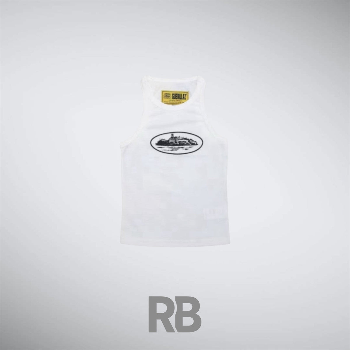 CRTZ white & black tank top
